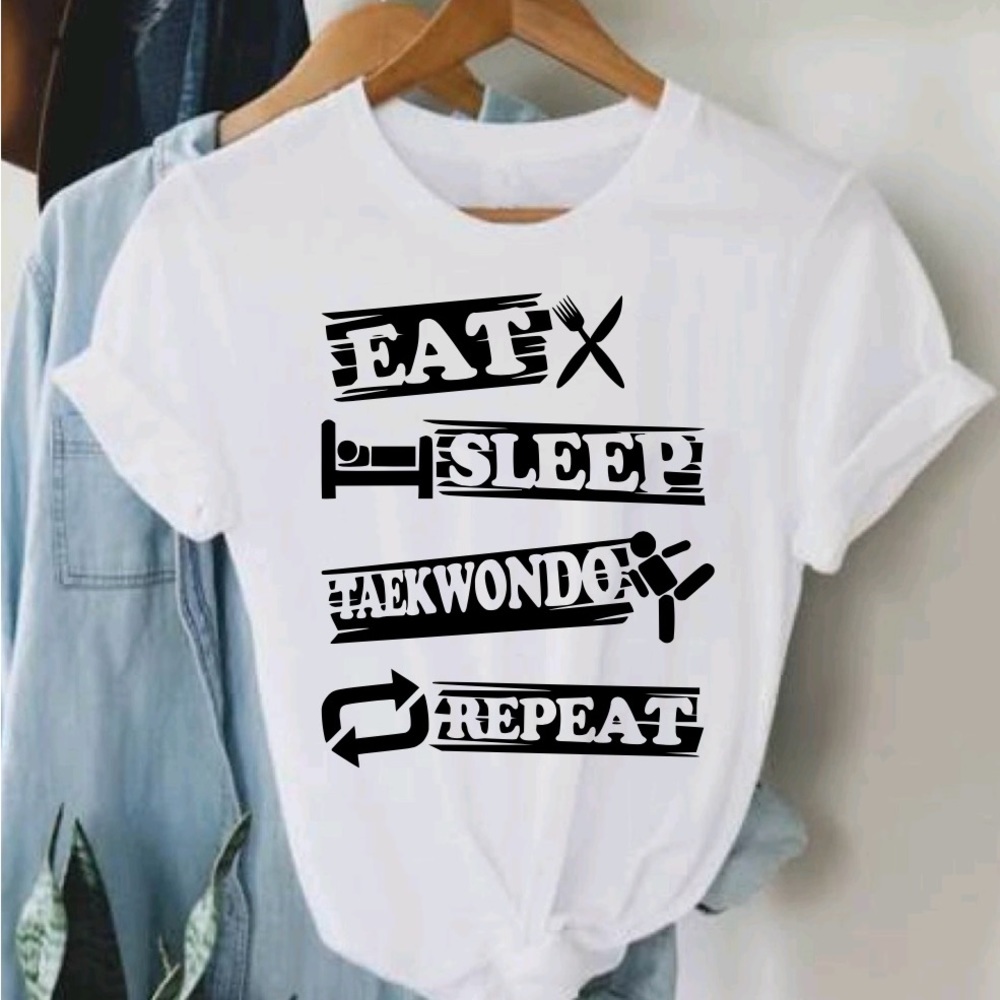 Taekwondo martial arts t-shirt unisex